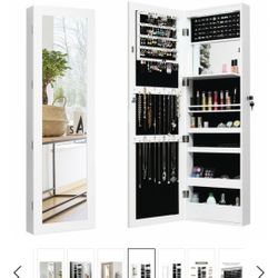 Locked Jewelry Mirrors  Door Hanger