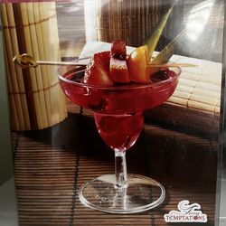 NEW, Plastic Miniature Margarita Glasses $6.00
