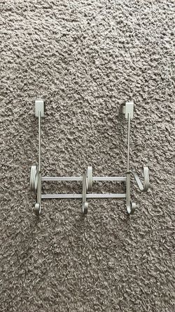 Over-the-Door Metal Hook Rack