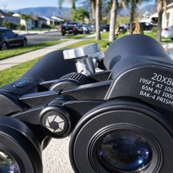 Barska 20x80 High Power Astronomy Binoculars – BAK-4 – Case & Manual