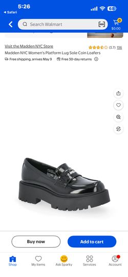 Madden NYC Platform Penny Loafers
