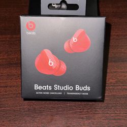 Beats Studio Buds True Wireless Noise Cancelling Bluetooth Earbuds(Red)