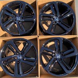 19” Honda Accord Sport factory wheels rims gloss black new