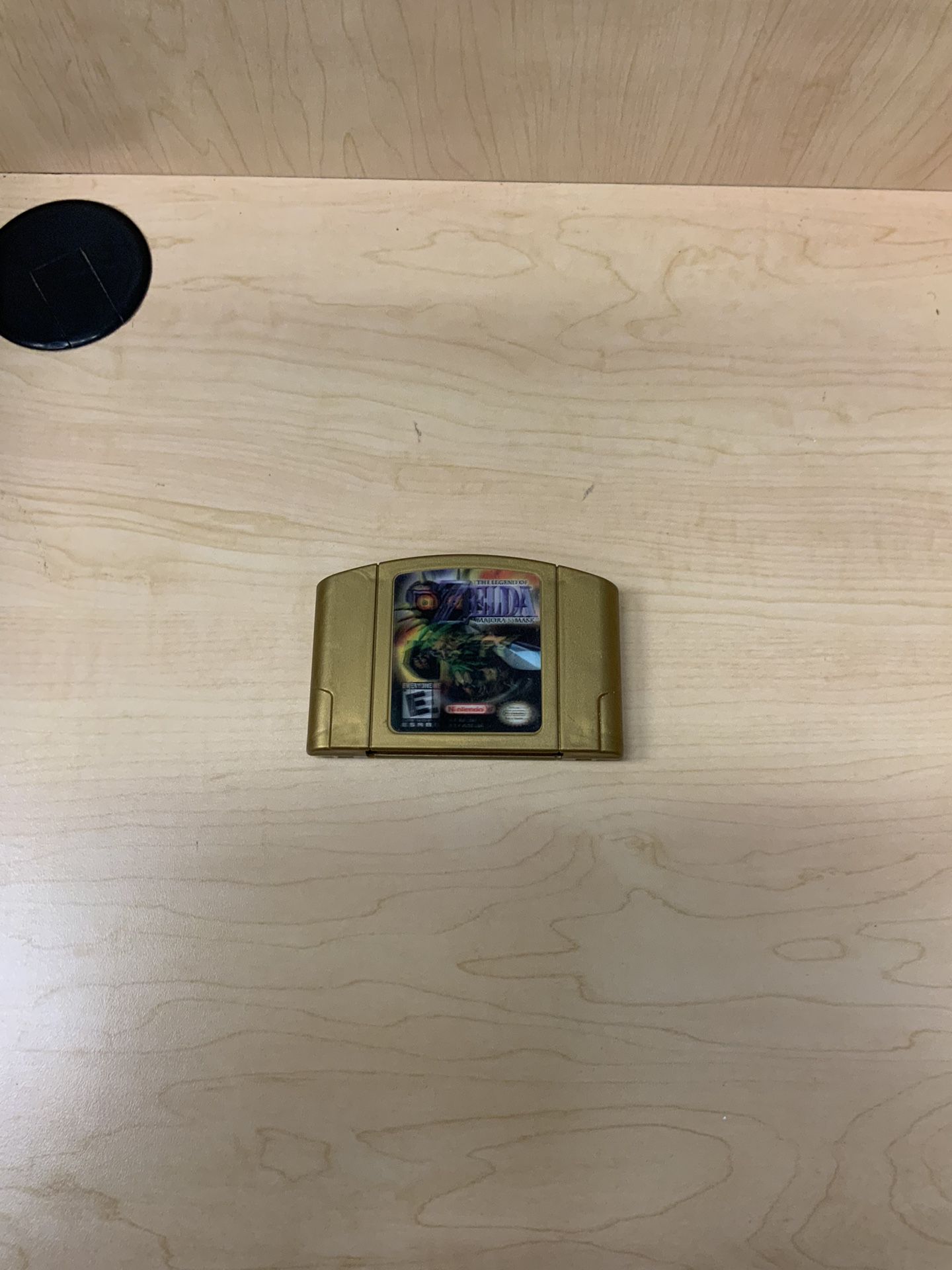 The Legend Of Zelda Majora’s Mask Nintendo 64 Holographic Authenticity Gold