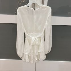 White Dress Romper