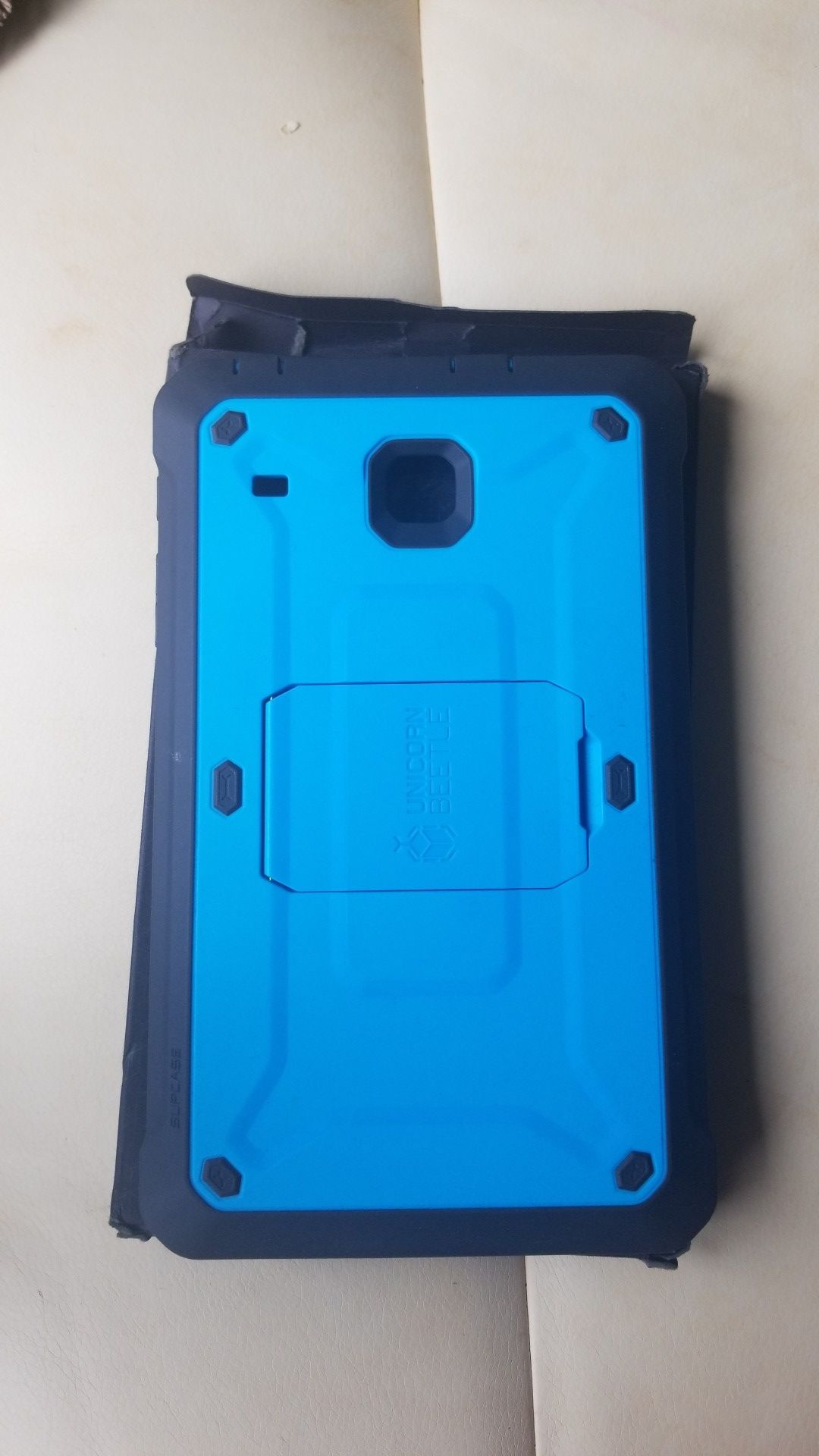 Galaxy 8.0 tablet unicorn beetle case blue