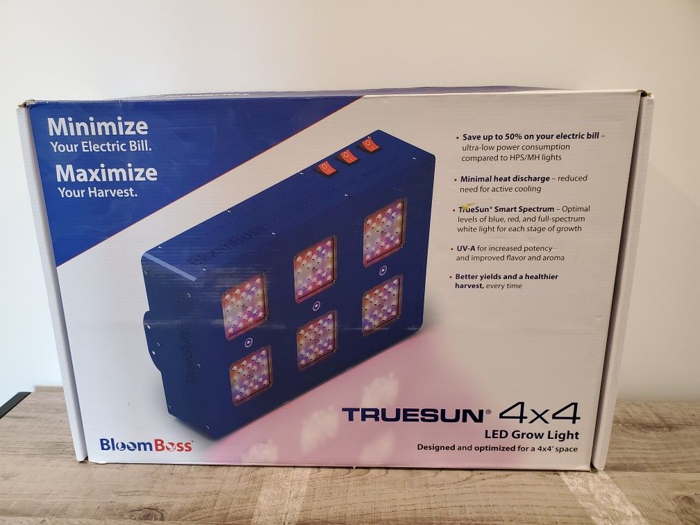 BloomBoss TrueSun 4x4 LED Grow Light

