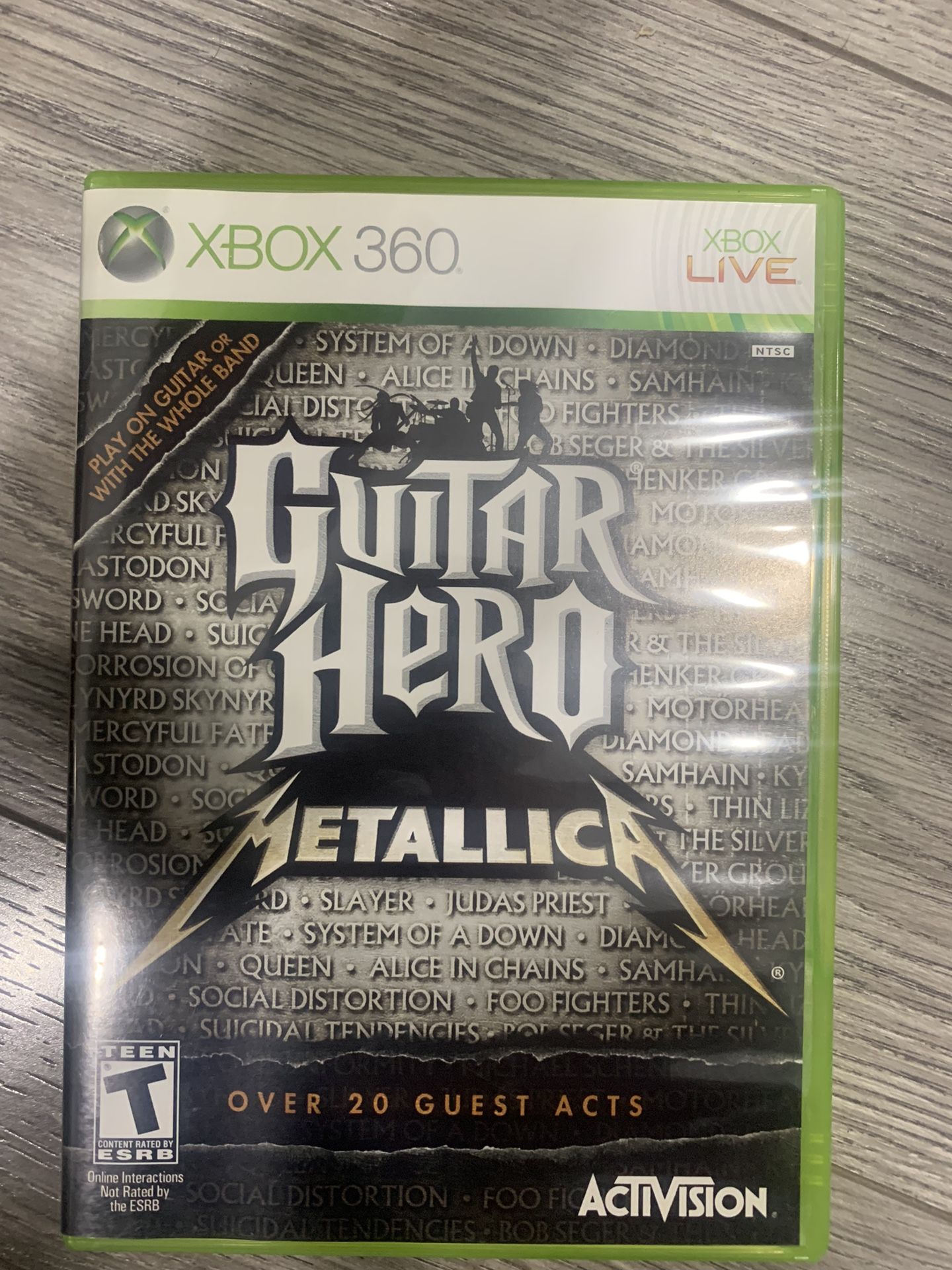 Guitar Hero Metallica For Xbox 360 (complete In Box And In Great Condition)