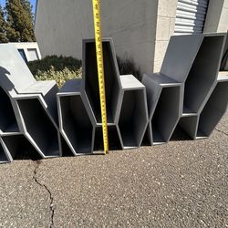 Solid wood stackable storage furniture