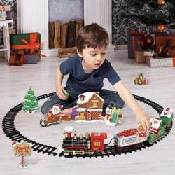 Electric Christmas Train Tree Decoration Rail Car Model(238-9)