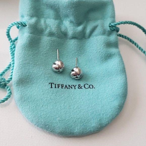 Tiffany & Co. Stud Earrings W/Dust Bag