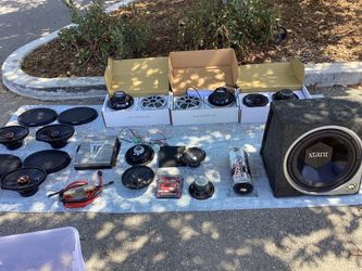 Car Audio Speakers, Amps, Ect.