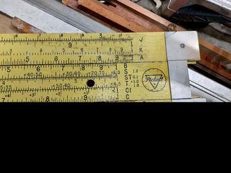 Huge 84" PICKETT SLIDE RULE N1010ES High School Math Class Training Sign
