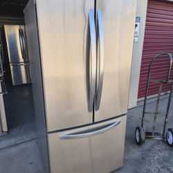 LG Refrigerator Stainless Steel 3 Door 33 Wide 33 Deef 69 Tall 