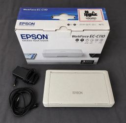 Epson WorkForce EC-C110 Wireless Mobile Color Printer Inkjet with AC Power Cord