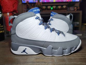 JORDAN 9 RETRO 'FLINT GREY FRENCH BLUE'