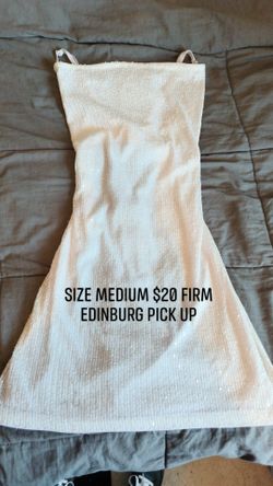 Macy's white dress new no tags $20 firm