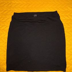 Forever 21 Black Short Straight Pencil Skirt Women’s Size S Pull On Solid $15.10