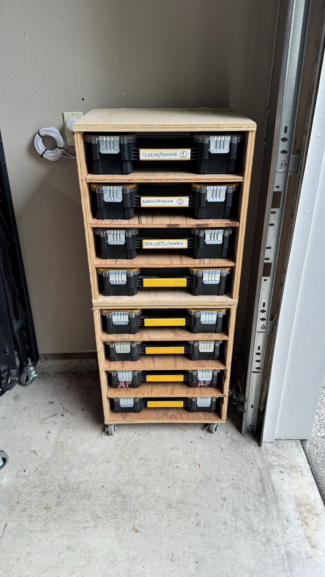 Rolling Hardware Cart