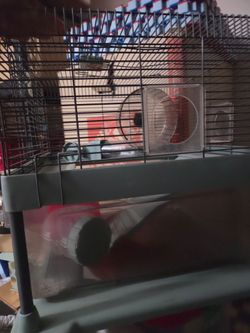 Small Animal Cage with Accessories