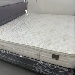 KING SIZE KING KOIL NATURAL COLLECTION (EXTRA-FIRM) MATTRESS & BOX SPRINGS BED SET