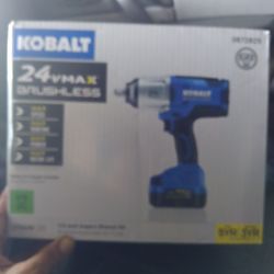 Kobalt 24 MAX Brushless 1/2 Inch Impact Wrench Kit