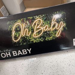 Oh Baby Neon Sign