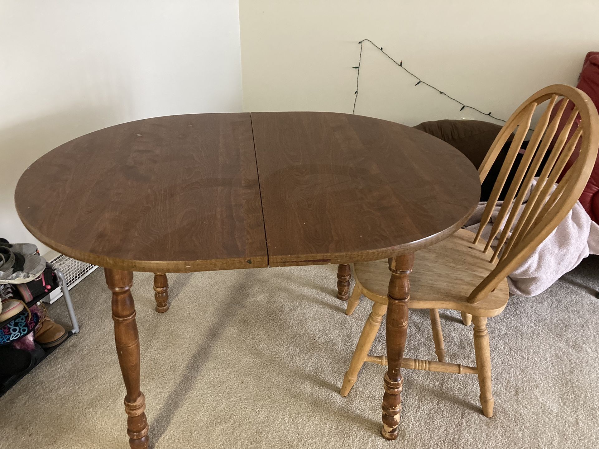 Kitchen Table And 2 Matching Chairs