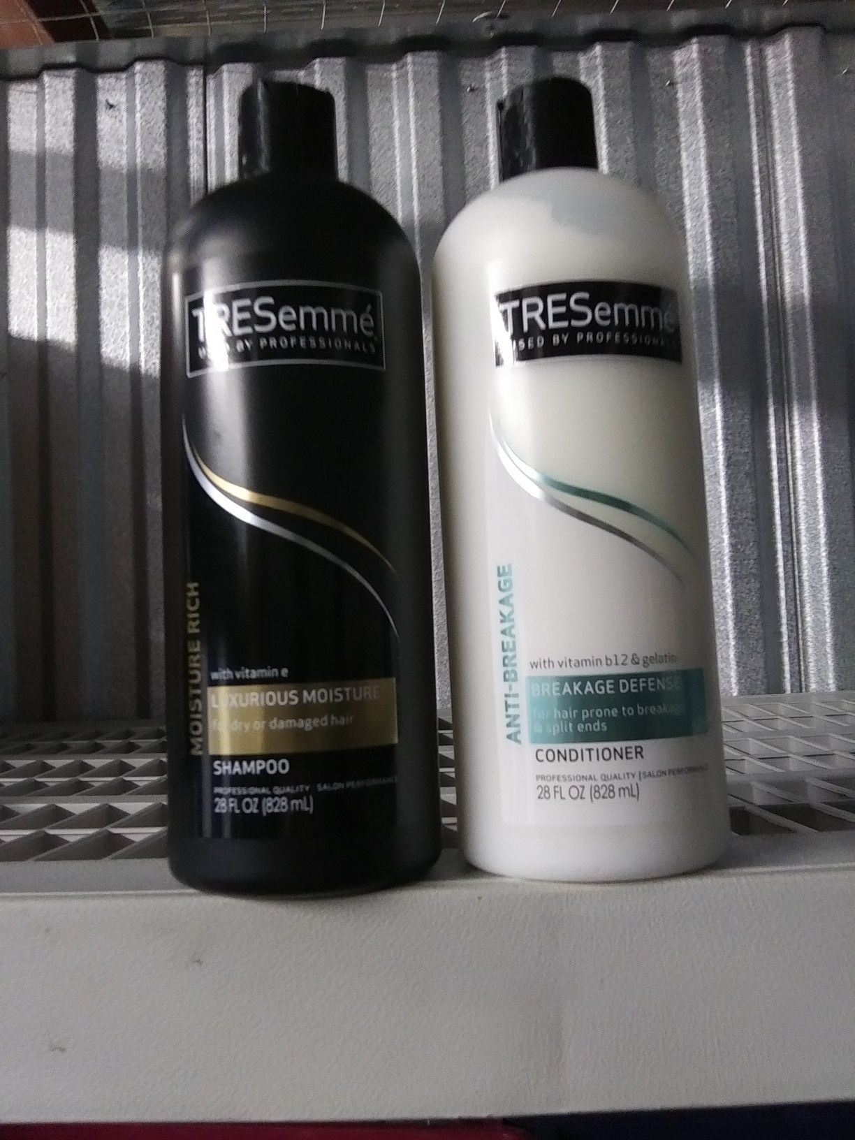Tresseme shampoo and conditioner