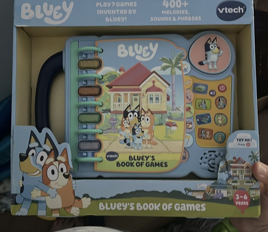 Bluey Vtech Book Of Games
