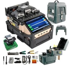 SD-9 Fiber Fusion Splicer | 6 Motor Core Alignment | 5s Splicing | 11s Heating | ARC Auto