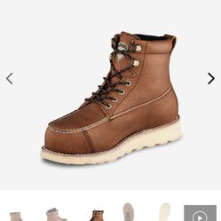 SIZE 7.5 IRISH SETTER BY RED WING WINGSHOOTER WATERPROOF LEATHER SAFETY TOE BOOTS BRAND NEW