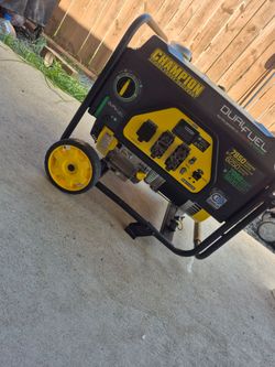 Generador Champion 7850watts Dual Fuel Gasoline Or Propane Working Very Well Trabajando Super Bien