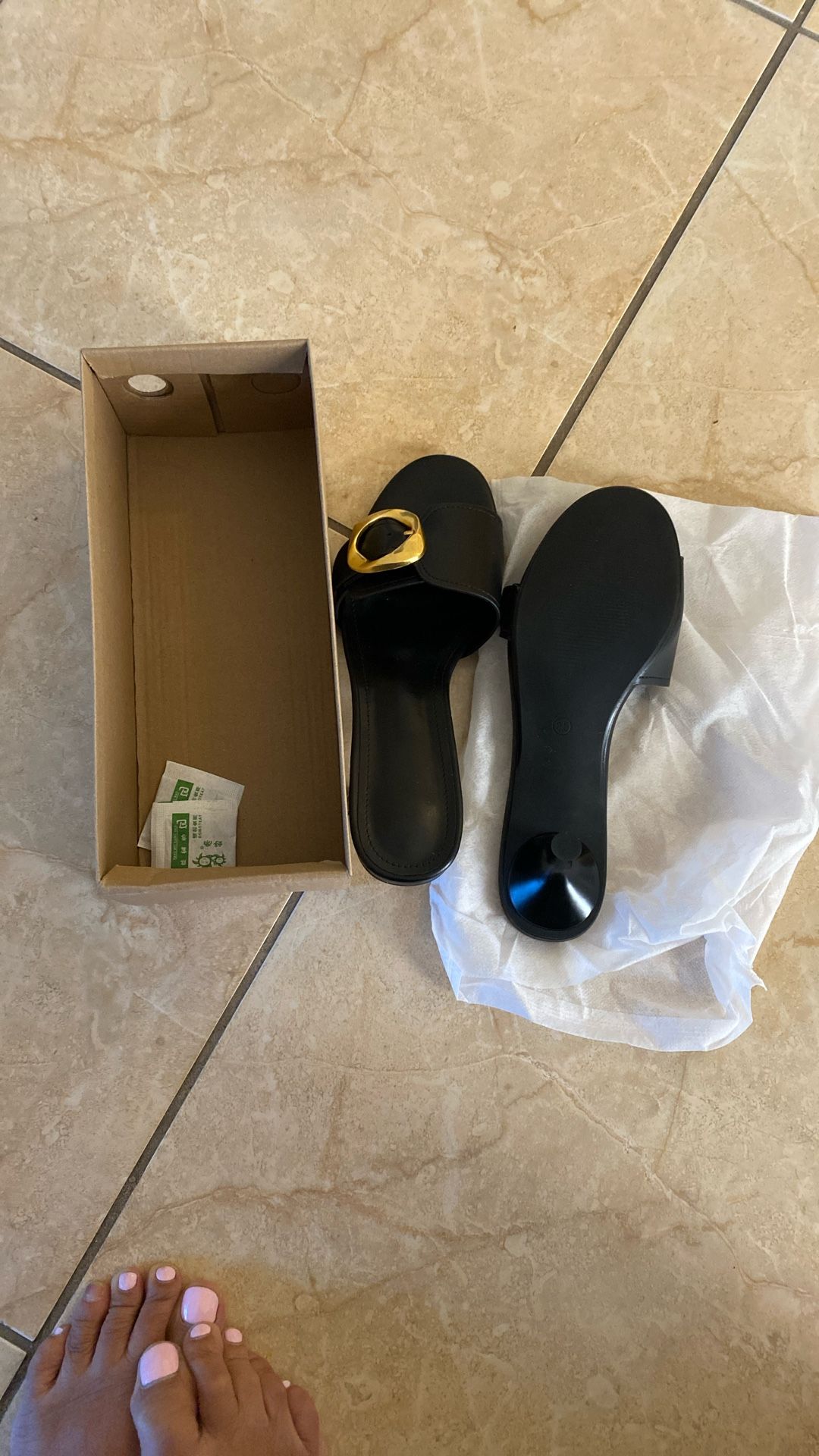 Heeled Sandals With 2.25 Inch