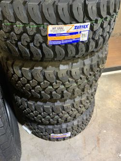 33x12.50r20lt Zeetex M/T