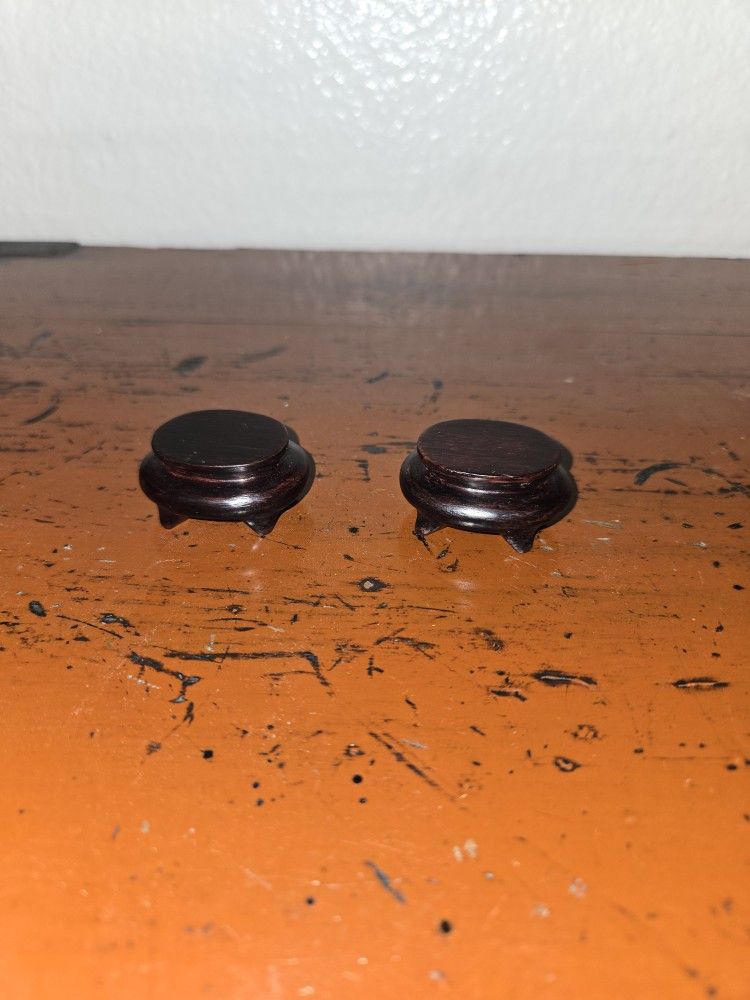 Miniature Wood Stands, 