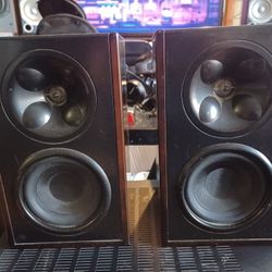 KLIPSCH WB14 WIRED BOOKSHELF SPEAKERS 400 WATTS SUNFIRE DUAL SUBWOOFER $600 FINAL PRICE SEE 👀 ALL PICTURES 