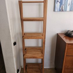 Wooden Ladder Shelf
