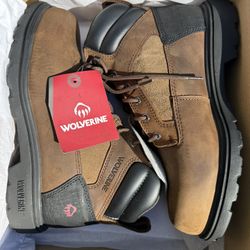 Wolverine Steel Toe Work Boots Size 8.5-9.5 & 13
