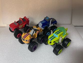 Blaze and the Monster Machines Toy Vehicles Set of 4