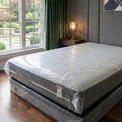 New queen mattress + box spring