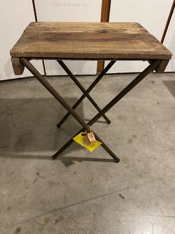 Vintage as found Tables x2