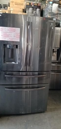 Samsung 4 Door Counter Depth Black Refrigerator
