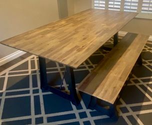 Large Table + Bench For Sale
