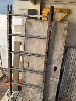Heavy Duty Metal Scaffolding Frame Section