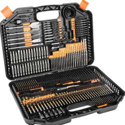 EnerTwist Drill Bit Set, 246-Pieces Drill Bits and Driver Set for Wood Metal Cement Drilling and Screw Driving, Full Combo Kit Assorted