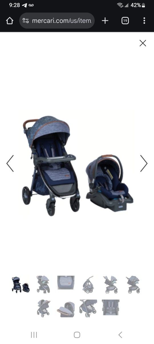 Carseat & Base + Stroller 