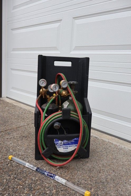 Portable Oxygen And Acetylene Stand