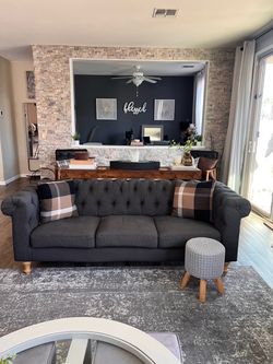 Tufted Chesterfield Sofa Set