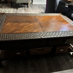 Tv Stand/buffet, Coffee Table and End Table 